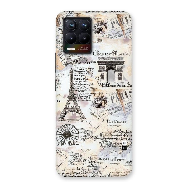 Paris Paper Back Case for Realme 8