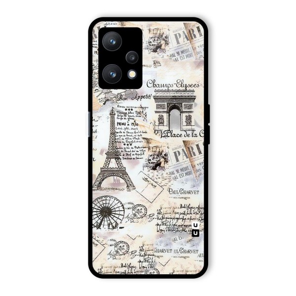 Paris Paper Glass Back Case for Realme 9 Pro 5G