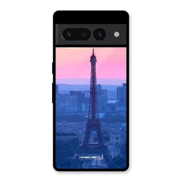 Paris Tower Glass Back Case for Google Pixel 7 Pro