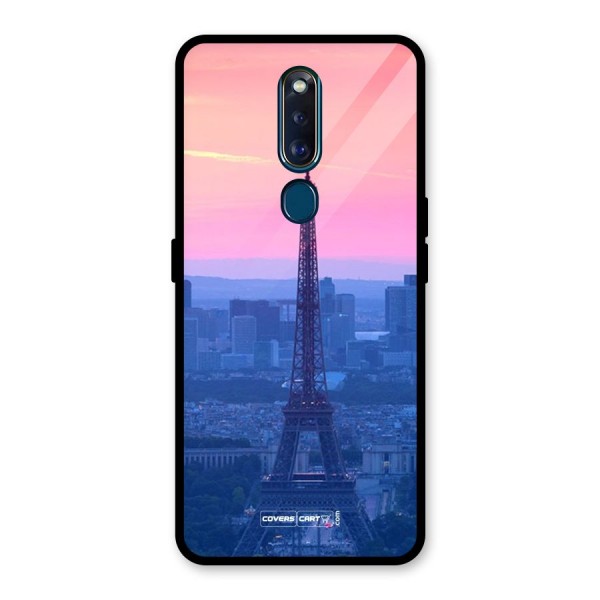 Paris Tower Glass Back Case for Oppo F11 Pro