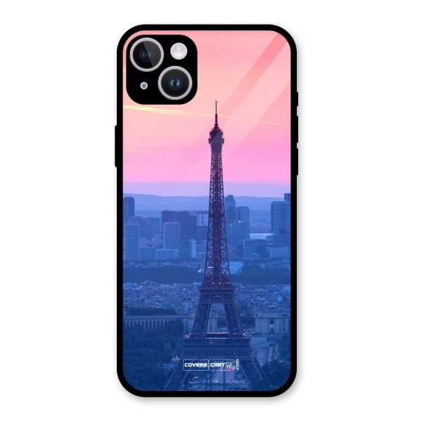 Paris Tower Glass Back Case for iPhone 14 Plus