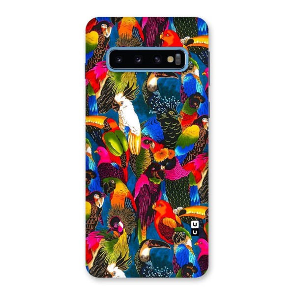 Parrot Art Back Case for Galaxy S10