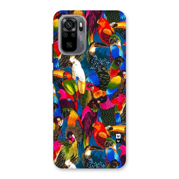 Parrot Art Back Case for Redmi Note 10