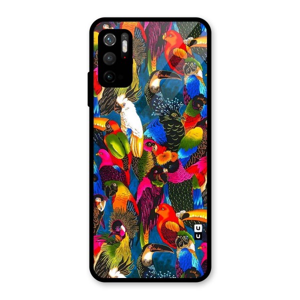 Parrot Art Glass Back Case for Poco M3 Pro 5G