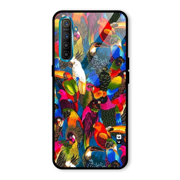 Parrot Art Glass Back Case for Realme XT