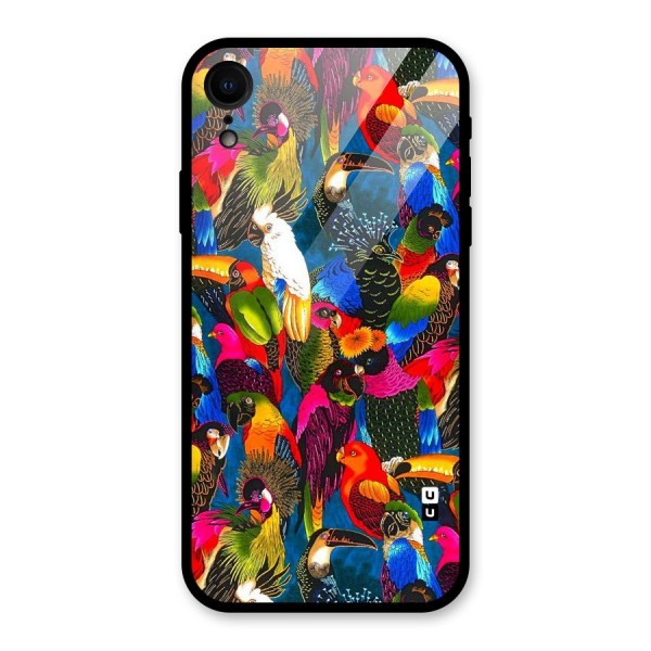 Parrot Art Glass Back Case for XR