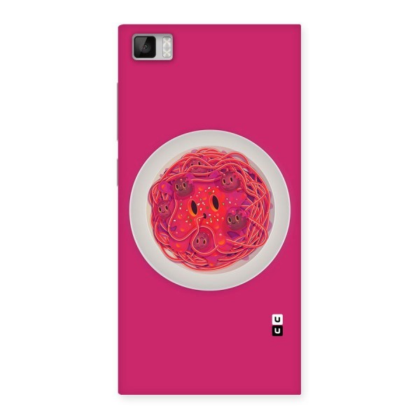 Pasta Cute Back Case for Xiaomi Mi3