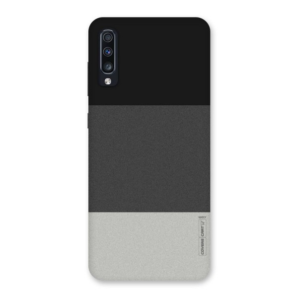 Pastel Black and Grey Back Case for Galaxy A70s