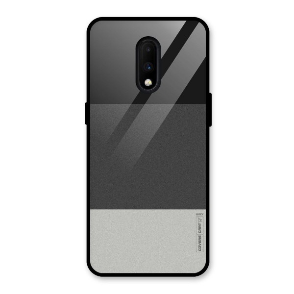 Pastel Black and Grey Glass Back Case for OnePlus 7