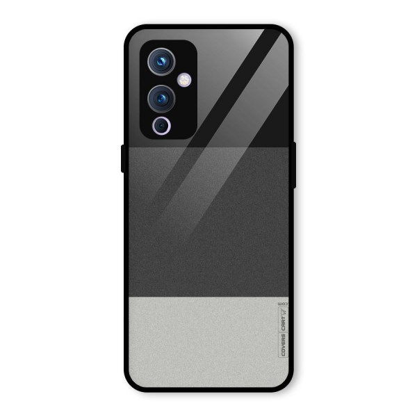 Pastel Black and Grey Glass Back Case for OnePlus 9