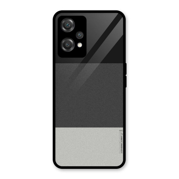 Pastel Black and Grey Glass Back Case for OnePlus Nord CE 2 Lite 5G
