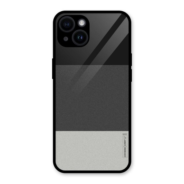 Pastel Black and Grey Glass Back Case for iPhone 14