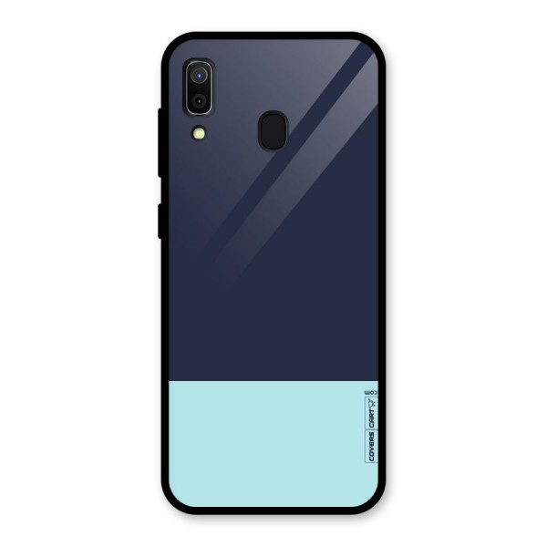 Pastel Blues Glass Back Case for Galaxy A30