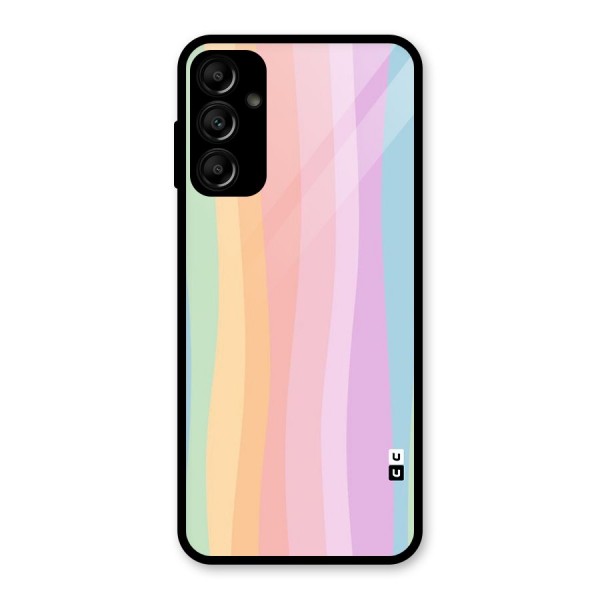 Pastel Curves Glass Back Case for Galaxy A14 5G