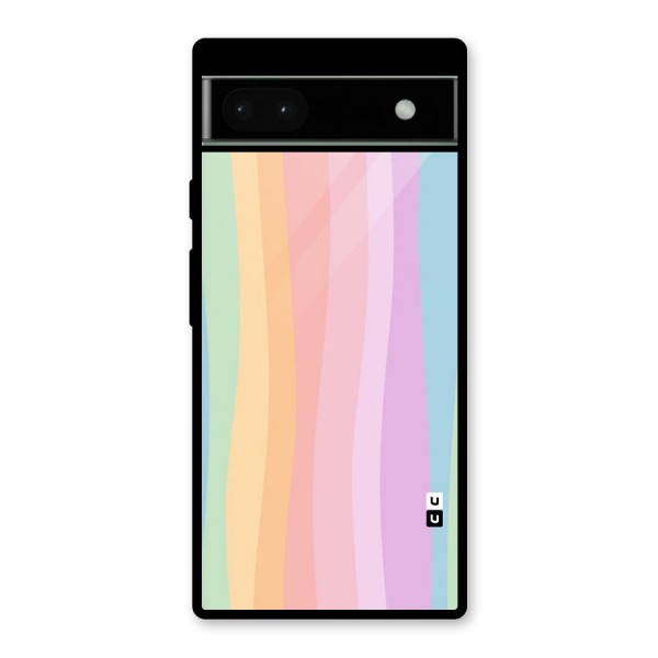 Pastel Curves Glass Back Case for Google Pixel 6a