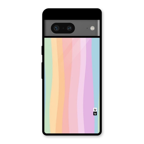 Pastel Curves Glass Back Case for Google Pixel 7