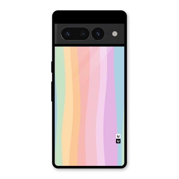 Pastel Curves Glass Back Case for Google Pixel 7 Pro