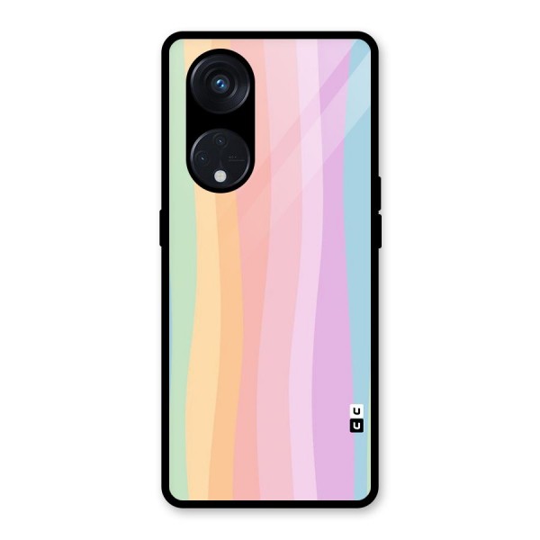 Pastel Curves Glass Back Case for Reno8 T 5G