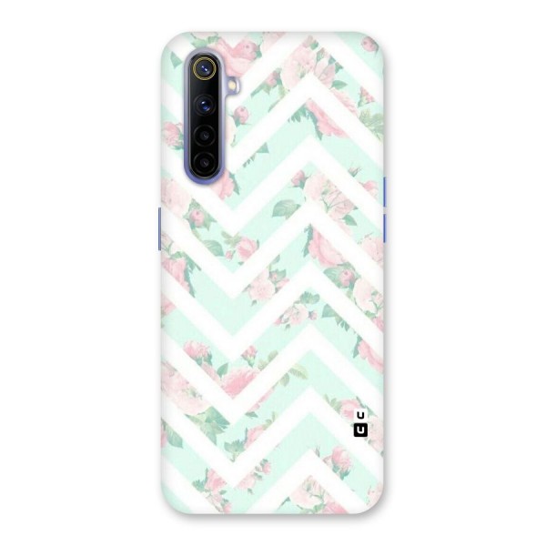 Pastel Floral Zig Zag Back Case for Realme 6i