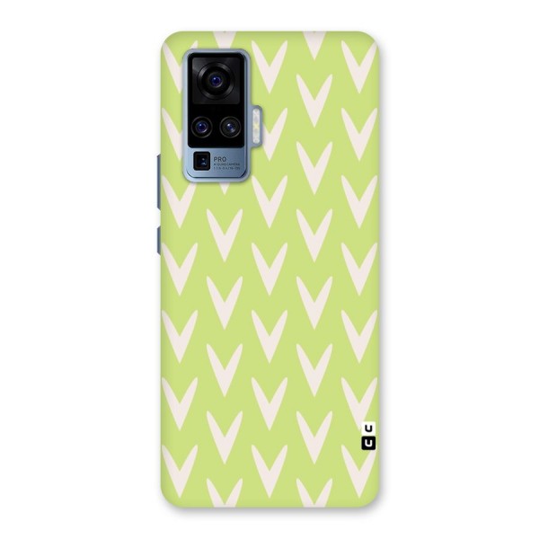 Pastel Green Grass Back Case for Vivo X50 Pro