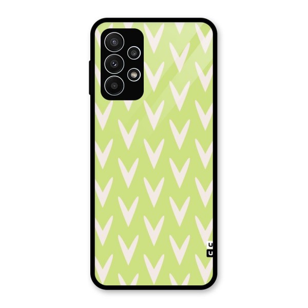 Pastel Green Grass Glass Back Case for Galaxy A23