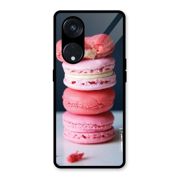 Pastel Macroons Glass Back Case for Reno8 T 5G