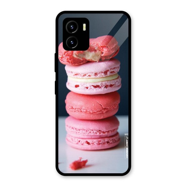 Pastel Macroons Glass Back Case for Vivo Y15s