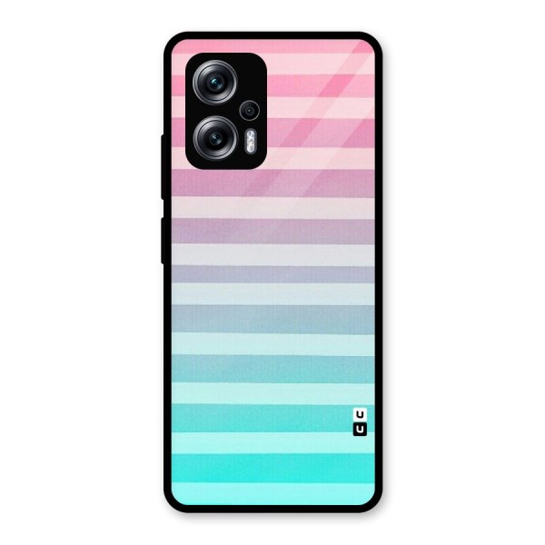 Pastel Ombre Glass Back Case for Redmi K50i