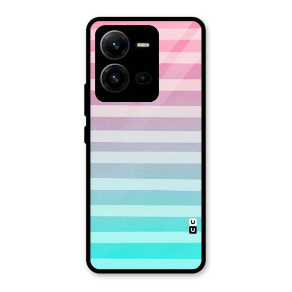 Pastel Ombre Glass Back Case for Vivo V25