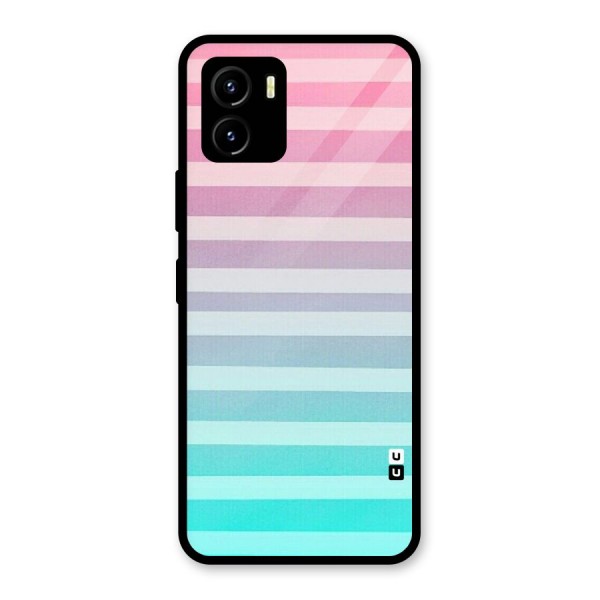 Pastel Ombre Glass Back Case for Vivo Y15s