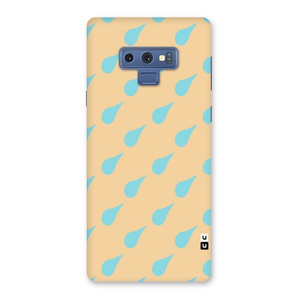 Pastel Orange Drops Back Case for Galaxy Note 9