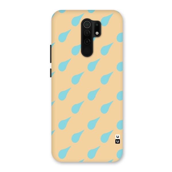 Pastel Orange Drops Back Case for Redmi 9 Prime