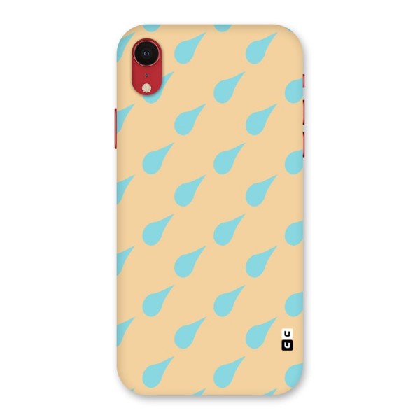 Pastel Orange Drops Back Case for iPhone XR