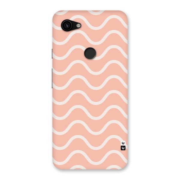 Pastel Peach Waves Back Case for Google Pixel 3a XL