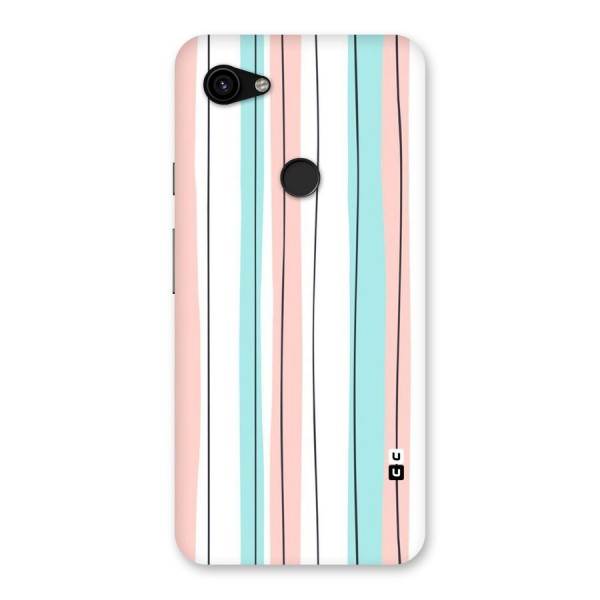 Pastel Tri Stripes Back Case for Google Pixel 3a XL