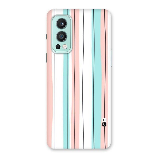 Pastel Tri Stripes Back Case for OnePlus Nord 2 5G