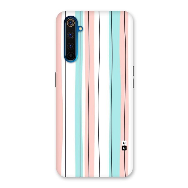 Pastel Tri Stripes Back Case for Realme 6 Pro