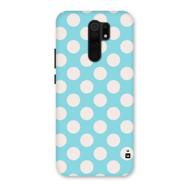 Pastel White Polka Dots Back Case for Redmi 9 Prime