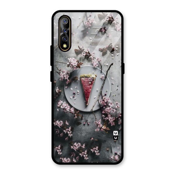 Pastry Florals Glass Back Case for Vivo Z1x