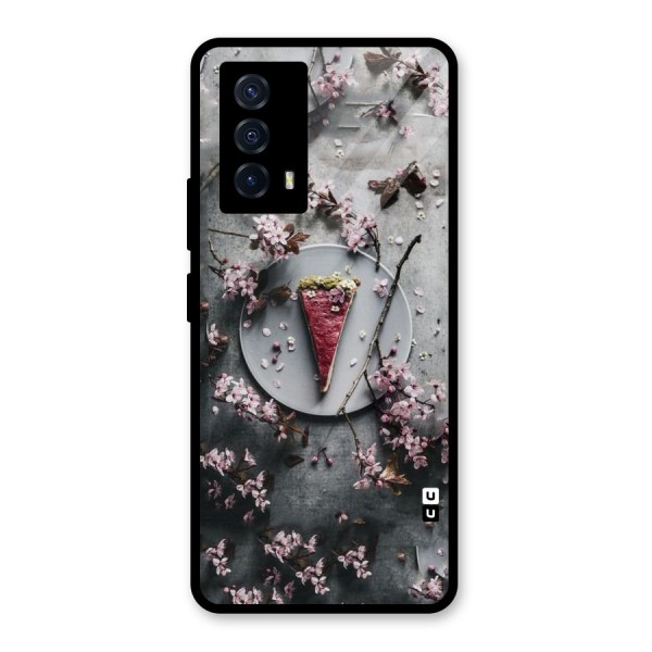 Pastry Florals Glass Back Case for Vivo iQOO Z5