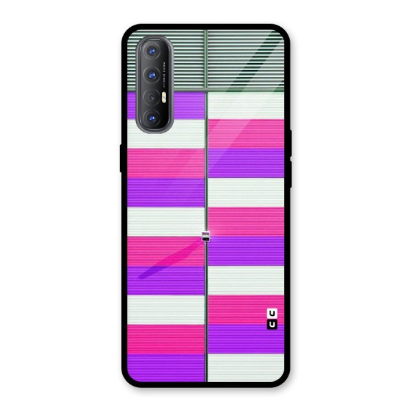 Patterns City Glass Back Case for Oppo Reno3 Pro