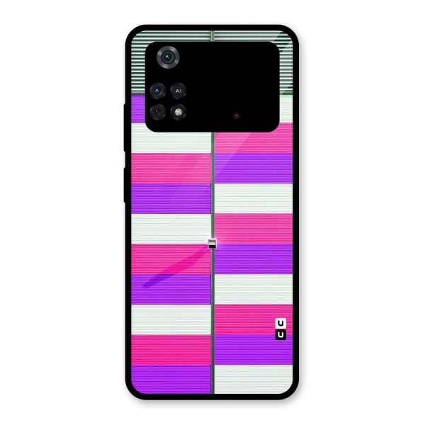 Patterns City Glass Back Case for Poco M4 Pro 4G