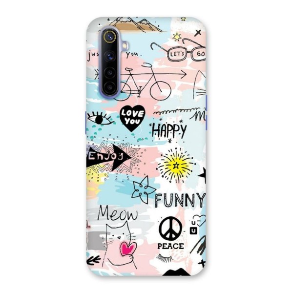 Peace And Funny Back Case for Realme 6i