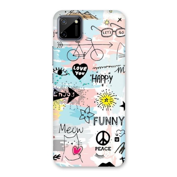 Peace And Funny Back Case for Realme C11