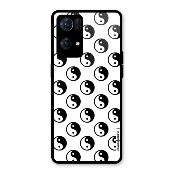 Peace Balls Glass Back Case for Oppo Reno7 Pro 5G