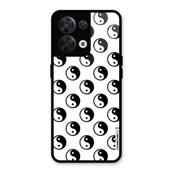 Peace Balls Glass Back Case for Oppo Reno8 5G