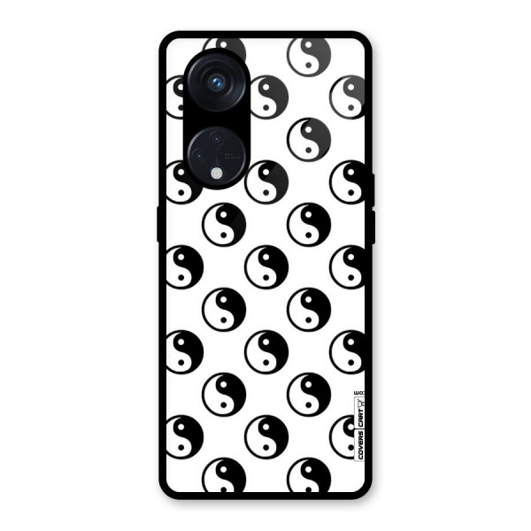 Peace Balls Glass Back Case for Reno8 T 5G