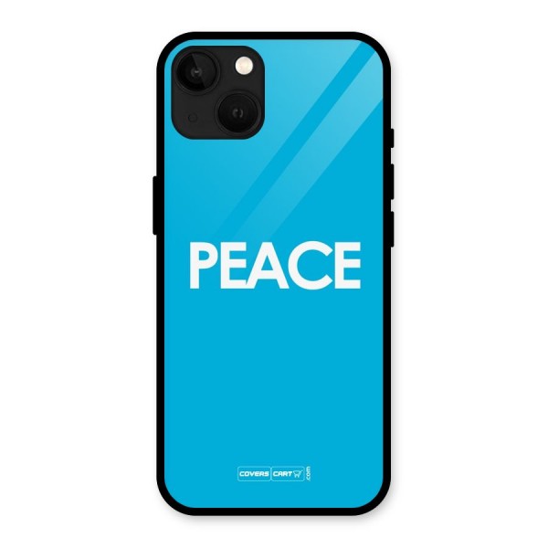 Peace Glass Back Case for iPhone 13