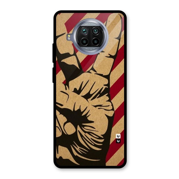 Peace Stripes Glass Back Case for Mi 10i