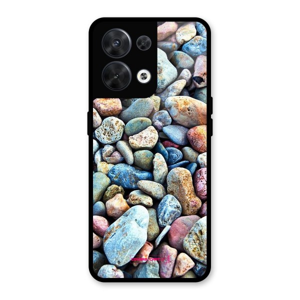 Pebbles Glass Back Case for Oppo Reno8 5G